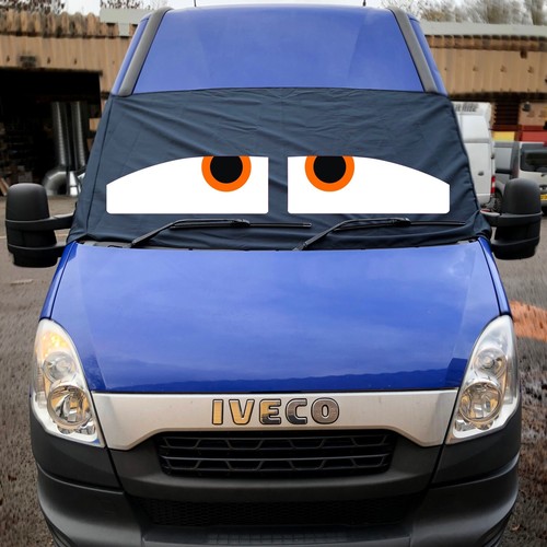 Iveco black out blind - black, window
