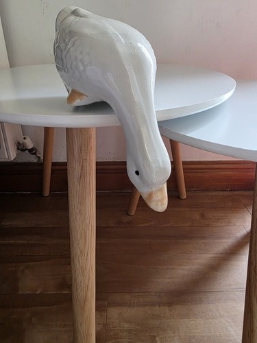 Vintage ceramic duck goose - vintage, duck/goose