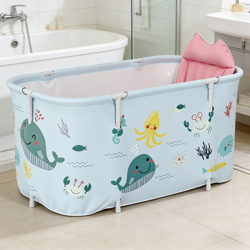 Large portable folding bathtub - large,