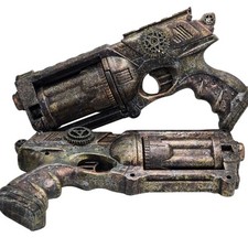 Pair of Nerf N-Strike Maverick Cosplay Custom Painted Gun Prop Steampunk Sci-Fi