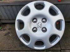 One Genuine Peugeot 206 14" Wheel Trim Hub Cap x1 306 Cuba
