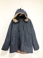 Vintage Snorkel Parka Men’s Large Navy 70s / 80s with Hood Made In England Mod