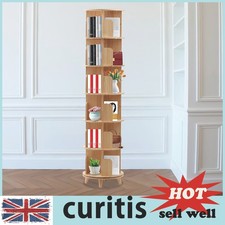 6 Tier Rotating Bookshelf 360
