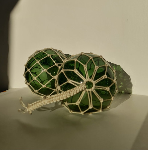 Vintage sea glass fishing - glass,