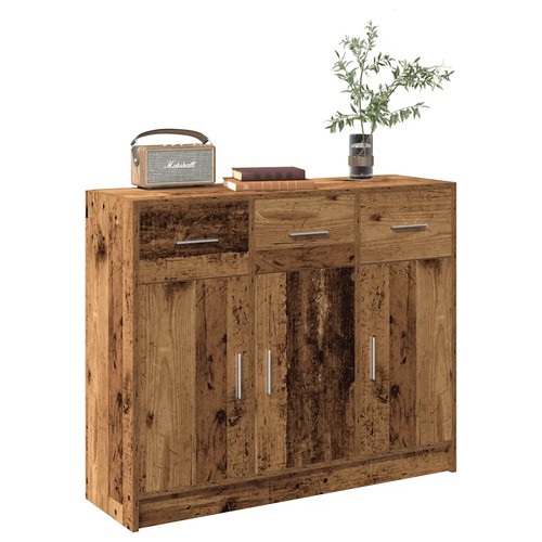 Old wood sideboard - wood,