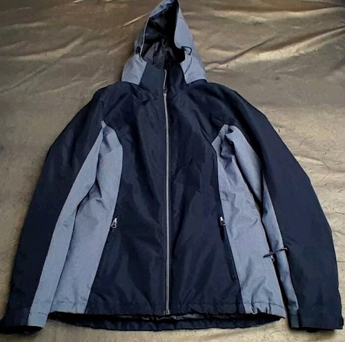Crane ski jacket black grey - crane,