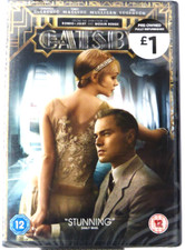 THE GREAT GATSBY 2013 FILM DVD