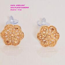 22ct Gold Designer Stud Sleeper Earring Indian Asain gold design earrings