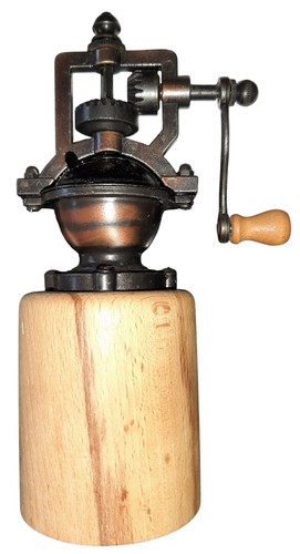 Antique look pepper grinder - look,