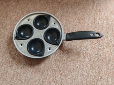 Egg Poacher Pan – 4-Cup Non-Stick Stovetop Egg Cooker for Perfect Poached Eggs