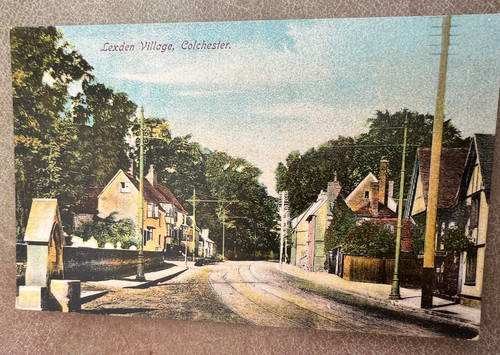 Antique postcard lexden - postcard,