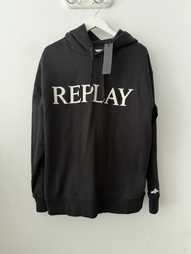 Replay men black logo - men's,