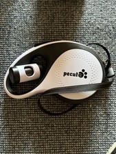 PETCUTE Retractable Dog Lead Dog 8m Reflective lead + poo bag holder