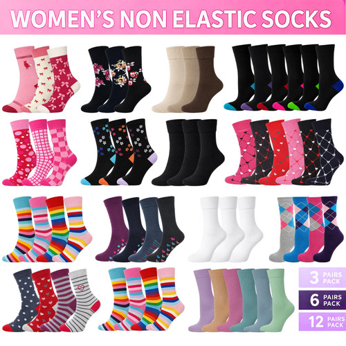 Pairs womens non elastic - 12,