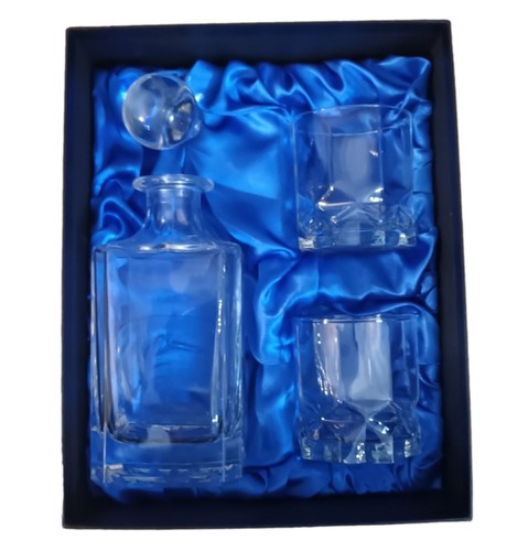 Personalised crystal whisky - personalised,
