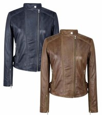 Ladies Real Leather Jacket
