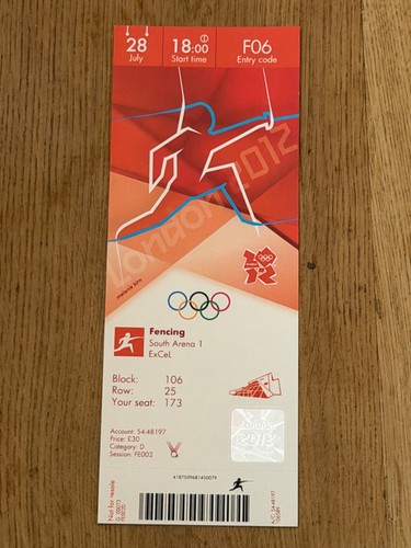 Ticket 2012 london olympics - 2012,