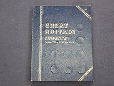 EMPTY WHITMAN COIN FOLDER 6d SIXPENCES 1937 TO DATE