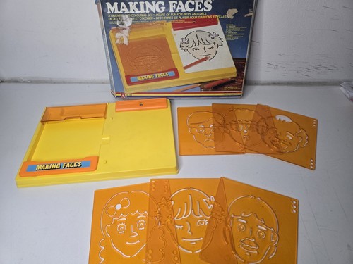 Making faces drawing and - making,