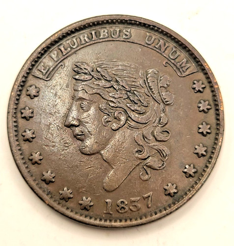 1837 hard times token - times,