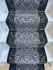 Stairs Runner Black Grey Hard