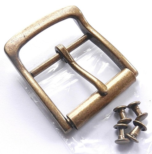 Full roller belt buckle - belt, 1.5"