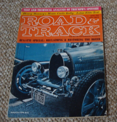 Road track magazine april - &,
