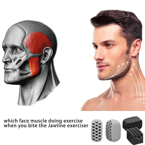 Jawline exerciser silicone - exerciser,