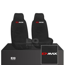FOR ISUZU D-MAX 2012 ON - Heavy Duty Black Waterproof Car Seat Covers - 2 Fronts