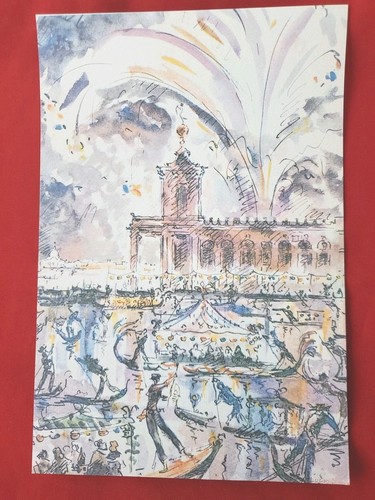Venice watercolor print - , by