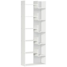 Modern Bookcase Slim 6 Tier