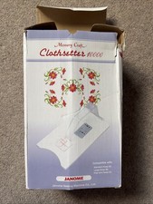 Janome Sewing, Memory Craft Clothsetter 10000 for accurate placement embroidery 