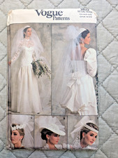 Vogue 9822 Bridal Veil &