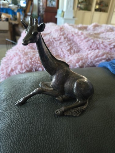 Vintage bronzed metal