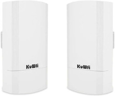 900Mbps Wireless Bridge Kit, 1KM Range, 2 Pack, PoE Ethernet Ports