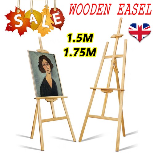 Wooden studio easel display - easel,