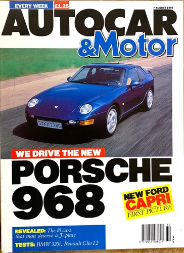 Autocar magazine aug - magazine, 07-aug-91
