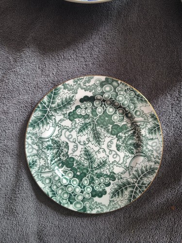 Vintage spode green - spode, grapes"