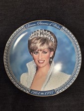 Franklin Mint A Tribute To Princess Diana Plate Limited Edition Fine Porcelain