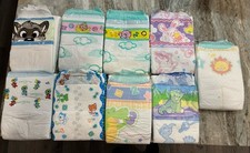 9 Pack Assorted Adult Diapers
