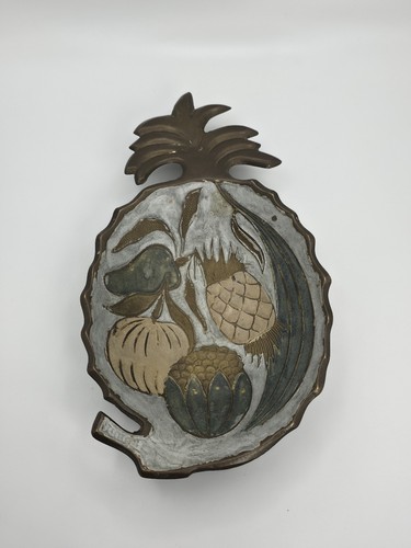 Vintage indian brass - vintage, pineapple