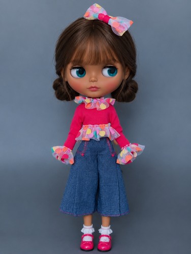 Blythe top and crop - and,