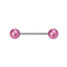 Pearl Tongue Bar Ear New