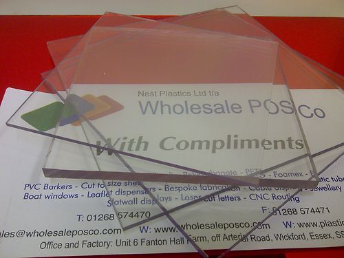 Clear polycarbonate sheet 2mm - clear,