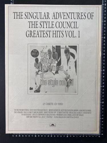 Style council singular - style,