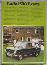 Lada 1500 Estate Sales Sheet Brochure