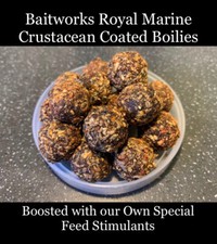Baitworks Royal Marine Boilies Crustacean & Amino Coated 15x 15mm Carp Fishing