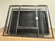 BUNNY BUSINESS Heavy Duty Puppy Play Pen/ Rabbit Enclosure with Plastic Floor, L