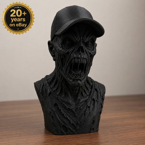 Horror cap zombie bust - horror,