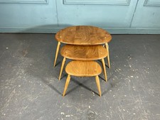 ercol pebble nest of tables